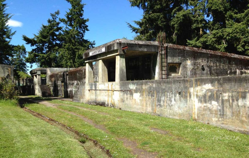 photo of a military bunker at Fort Worden State Park